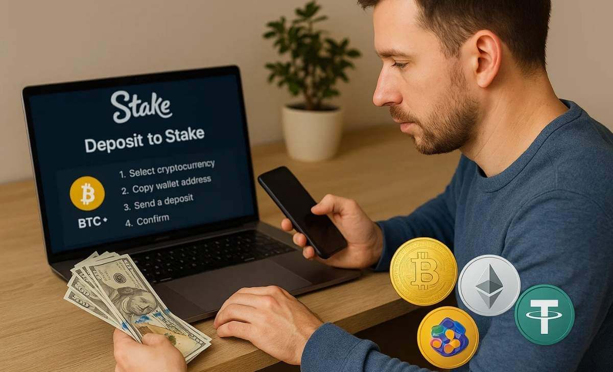How To Deposit Stake In A Crypto Gambling Platform