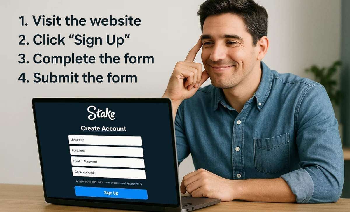 How to Sign Up for Stake