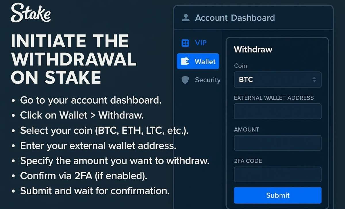 Initiate the Withdrawal on Stake