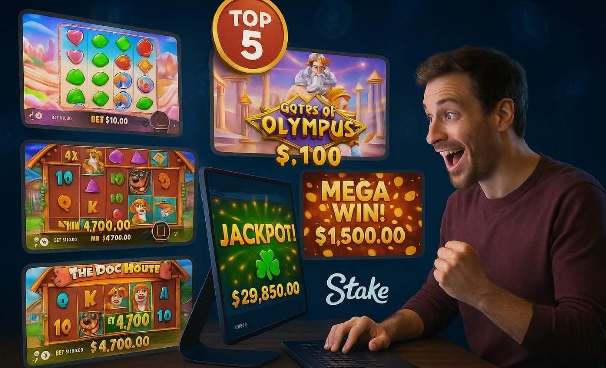 Top 5 Jackpot Games on Stake